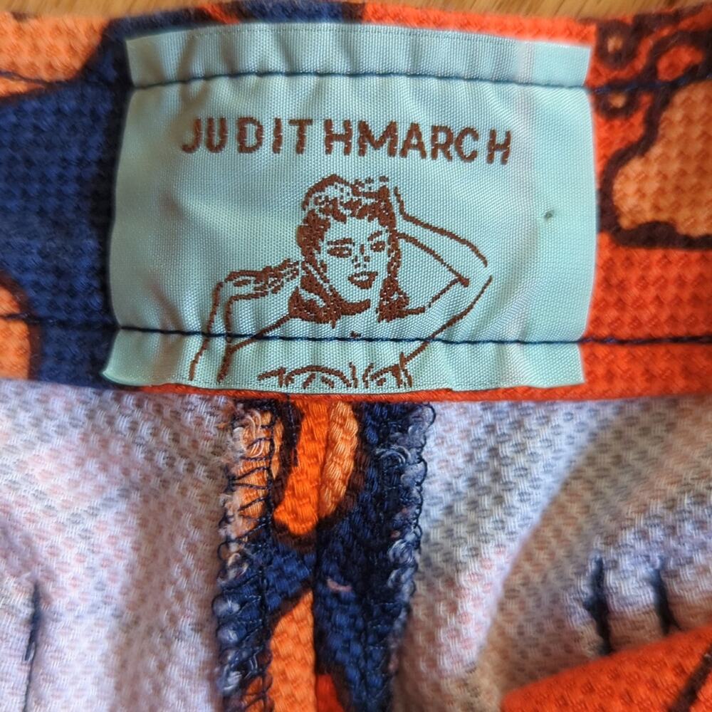 Judith March Rolled Hem Floral Lace Ruffle Retro 70s Cottagecore HIppie Shorts - Picture 4 of 4